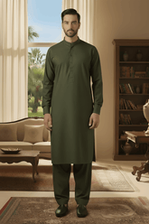 Sunflower- Mehndi Kameez Shalwar