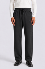RELAXED FIT STRAIGHT TROUSERS