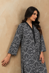 Basic Printed Lawn 3-Pieces Stitched