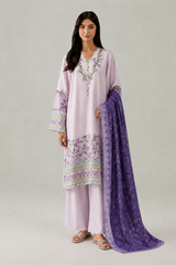 Basic Printed Lawn 3-Pieces Stitched