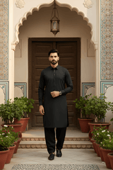 Dream Style- Black Kameez Shalwar