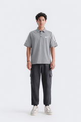 Men’s Performance Stripe T-Shirt -L-Grey