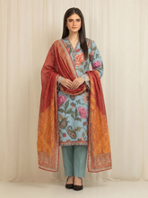 Basic Printed Lawn 3-Pieces Stitched