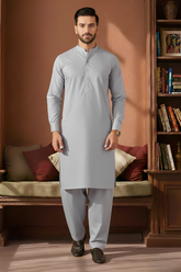 Refersh-Ash GreyKameez Shalwar