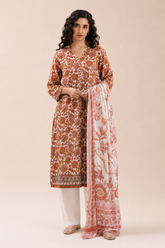 Basic Printed Lawn 3-Pieces Stitched