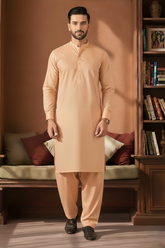 Refersh-Beige Kameez Shalwar