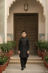 Dream Style- Boy Black Kameez Shalwar