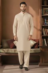 Refersh-Light Brown Kameez Shalwar