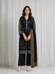 Basic Printed Lawn 3-Pieces Stitched