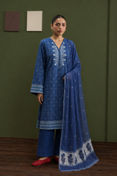 Basic Printed Lawn 3-Pieces Stitched