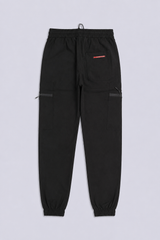 ZIPPED CARGO JOGGER TROUSERS