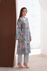 Basic Printed Lawn 3-Pieces Stitched