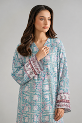 Basic Printed Lawn 3-Pieces Stitched