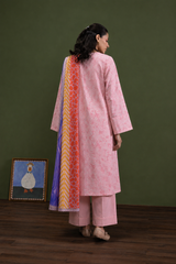 Basic Printed Lawn 3-Pieces Stitched