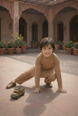 Crystal Star - Boy Camel Kameez Shalwar
