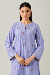 Lavender Printed Lawn 3PC Stitched Suit