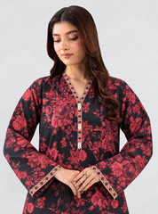 Floral Printed Khaddar 3PC Stitched Suit