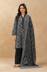 Basic Printed Lawn 3-Pieces Stitched
