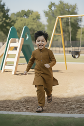Rain Bow- Boy Brown Kameez Shalwar