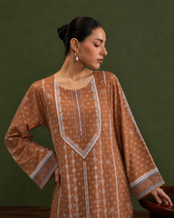 Basic Printed Lawn 3-Pieces Stitched