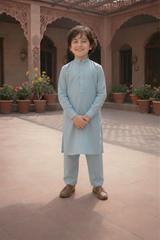 Crystal Star - Boy Sky Blue Kameez Shalwar