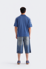 Men’s Performance Stripe T-Shirt - Blue