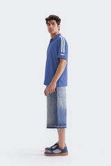 Men’s Performance Stripe T-Shirt - Blue