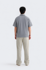 Men’s Performance Stripe T-Shirt - L-Grey