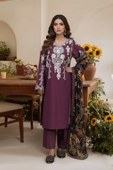 Embroidery 3 Pieces Khaddar