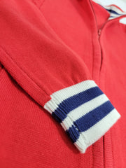 Kids Zip-Up Knit Sweater Jacket – Red