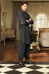 China Boski- Navy Kameez Shalwar