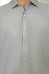 Dream Style- Ash Grey Kameez Shalwar