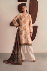 Basic Printed Lawn 3-Pieces Stitched