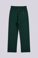 STRAIGHT FIT ZIPPED TROUSERS