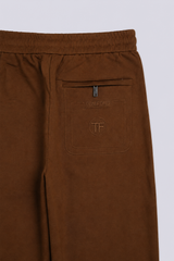 STRAIGHT FIT ZIPPED TROUSERS