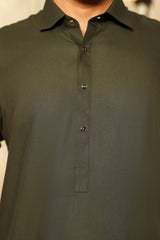 Dream Style- Green Kameez Shalwar