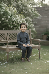 Sugarcan- Boy Blue Kameez Shalwar