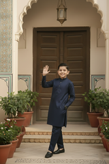 Dream Style- Boy Navy Kameez Shalwar