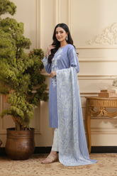 Embroidery 3 Pieces Lawn