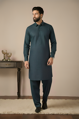 Gold Medal Style- Teal Kameez Shalwar