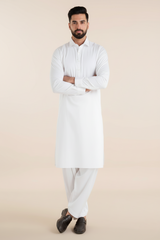 Men’s Classic White Shalwar Kameez