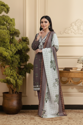 Embroidery 3 Pieces Lawn