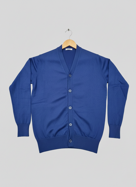 Cotton Cardigan – Navy