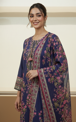 Embroidered 3 Pieces Lawn
