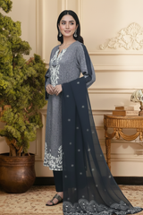 Embroidery 3 Pieces Lawn