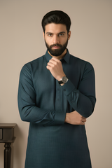Gold Medal Style- Teal Kameez Shalwar