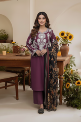Embroidery 3 Pieces Khaddar