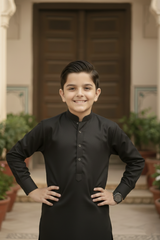 Dream Style- Boy Black Kameez Shalwar