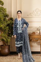 Embroidery 3 Pieces Lawn