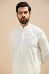 Men’s Classic Off White Shalwar Kameez